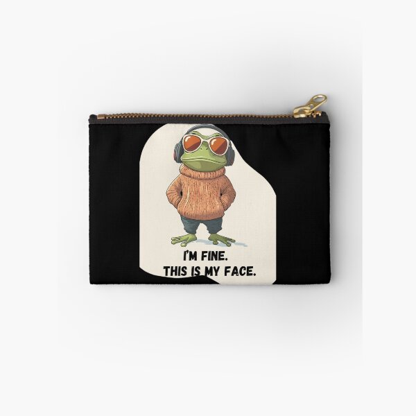 Item preview, Cool Frog Wearing Headphones – Cozy Aesthetic Meme Illustration designed and sold by MiraLumeStudio.