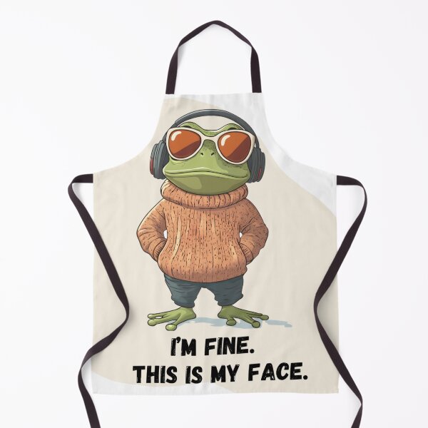 Item preview, Cool Frog Wearing Headphones – Cozy Aesthetic Meme Illustration designed and sold by MiraLumeStudio.