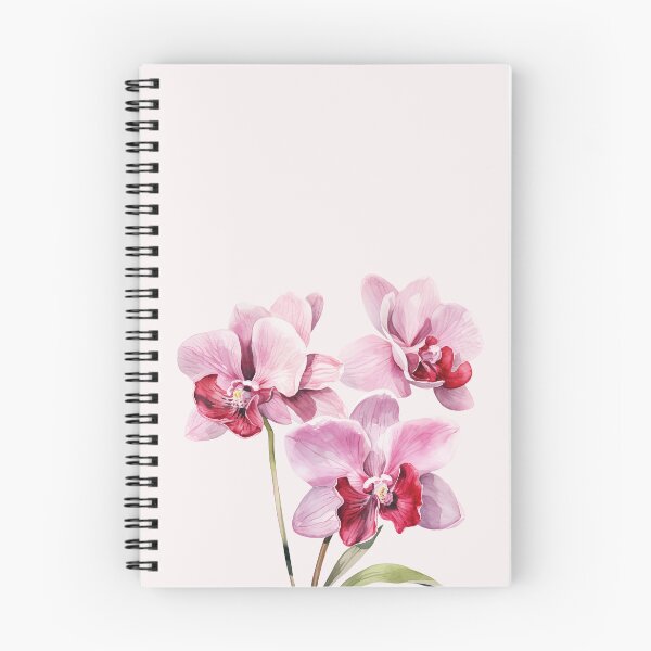Item preview, Three Pastel Pink Orchids designed and sold by Violet Peonies.