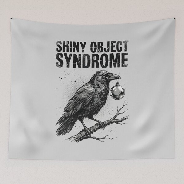 Item preview, The Corvid’s Glittering Distraction designed and sold by AwesomeBeyondLimits.