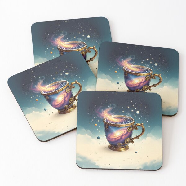 Item preview,  Steampunk Space Coffee Mug with Celestial Swirling Nebulae designed and sold by Marcu Ioachim.