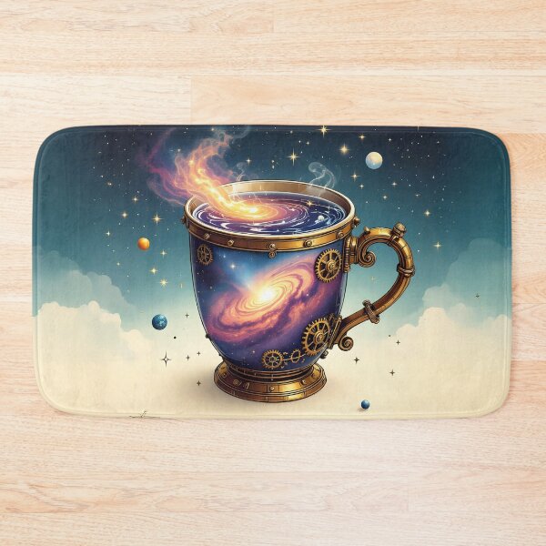 Item preview,  Steampunk Space Coffee Mug with Celestial Swirling Nebulae designed and sold by Marcu Ioachim.