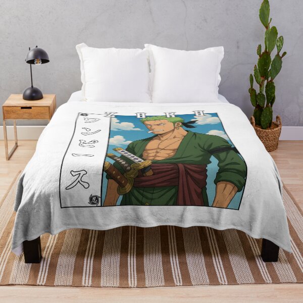 Item preview, Three Sword Samurai Warrior – Anime Style Swordsman Art designed and sold by lamiarte.