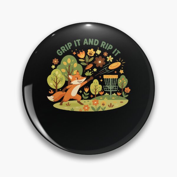 Item preview, Grip It And Rip It Fox Disc Golf Flying Disc Fun designed and sold by LuminOrb.