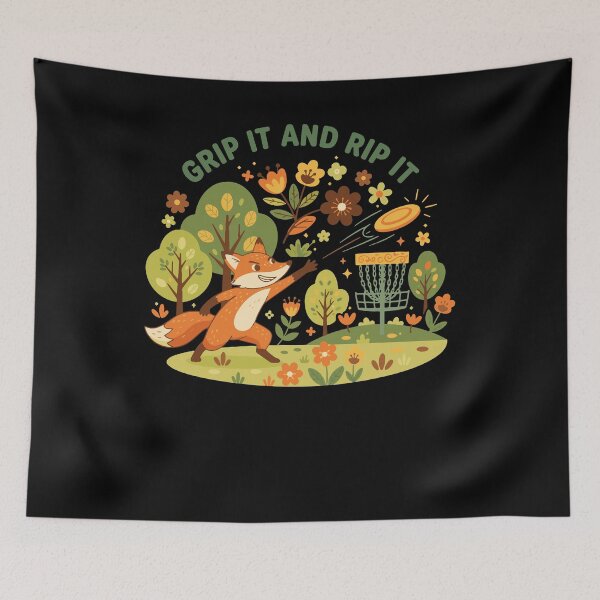 Item preview, Grip It And Rip It Fox Disc Golf Flying Disc Fun designed and sold by LuminOrb.