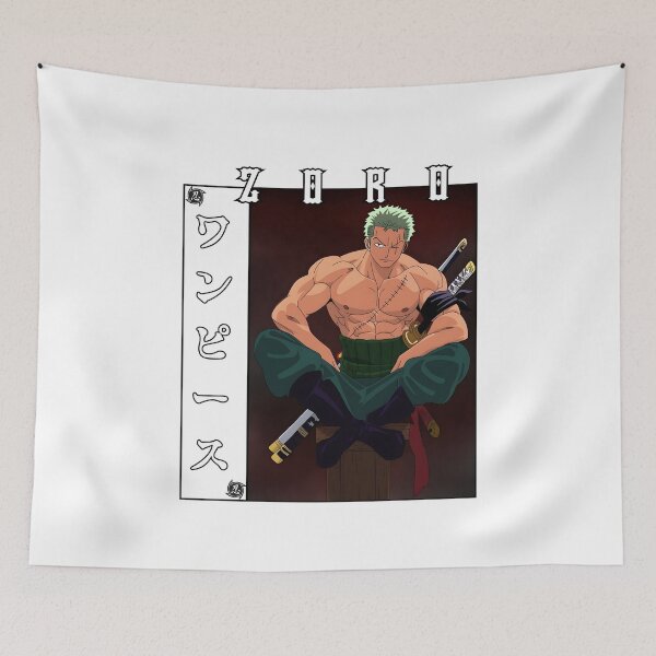Item preview, Three Sword Samurai Warrior – Anime Style Swordsman Art designed and sold by lamiarte.