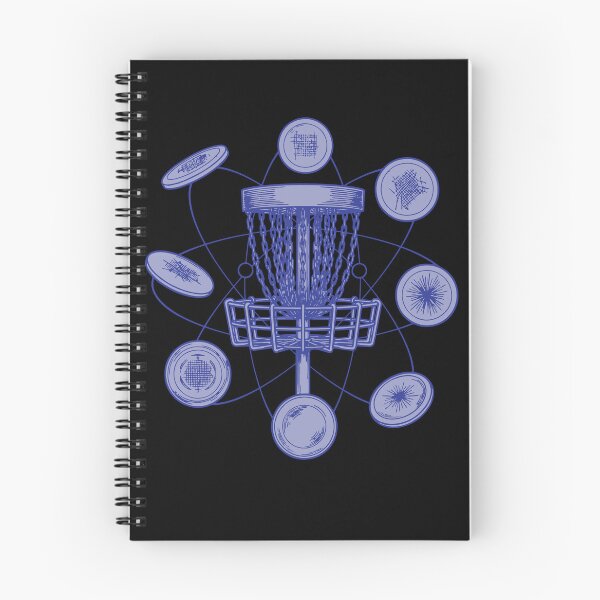 Item preview, Disc Golf Basket like an atom With Flying Discs designed and sold by LuminOrb.