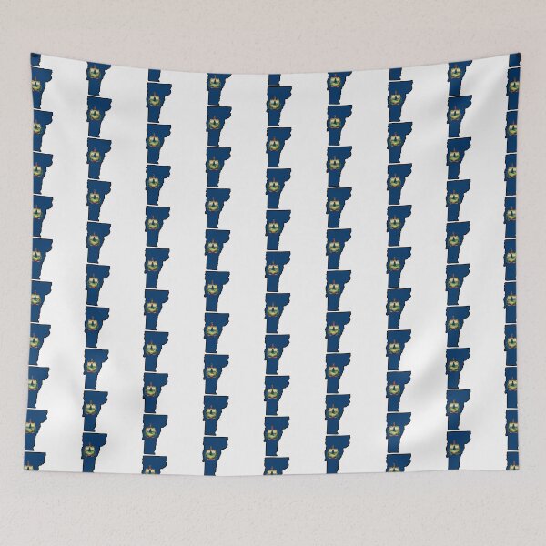 Item preview, State Flag Map of VERMONT designed and sold by HFYD.