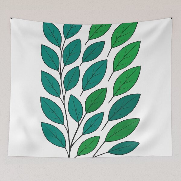Item preview, Blue and green eucalyptus leaves designed and sold by Zalan27.