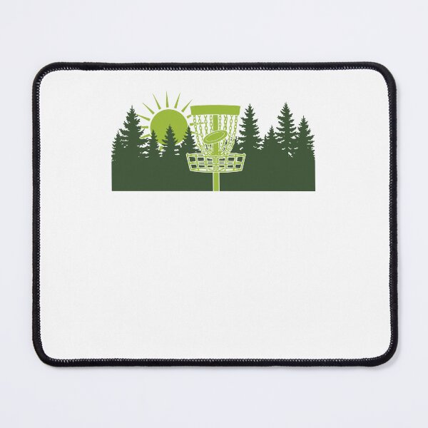 Item preview, Disc Golf Sunrise in Forest Scene designed and sold by LuminOrb.