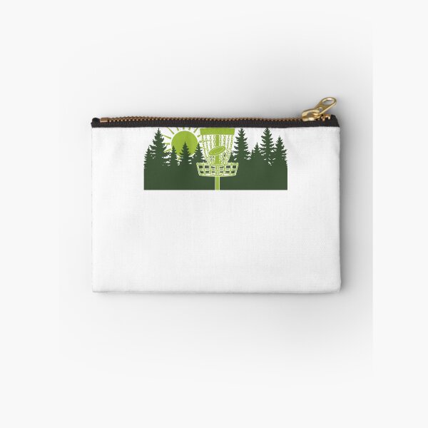 Item preview, Disc Golf Sunrise in Forest Scene designed and sold by LuminOrb.