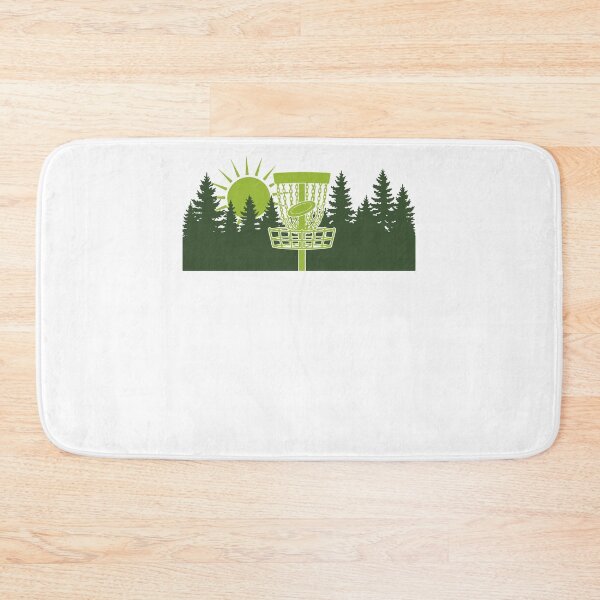 Item preview, Disc Golf Sunrise in Forest Scene designed and sold by LuminOrb.