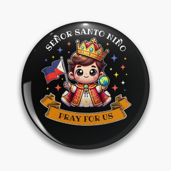 Item preview, Señor Santo Niño de Cebú Philippine Flag for Kids Toddlers designed and sold by NUMAcreations.