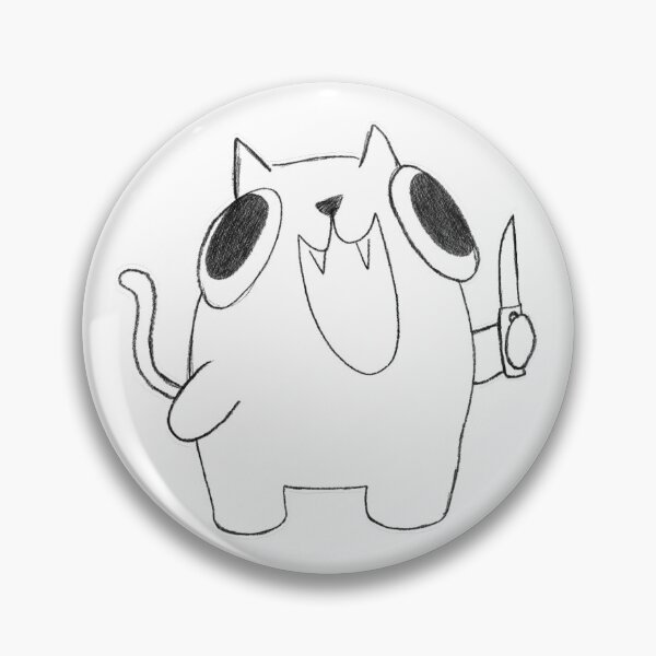 Item preview, stabby cat designed and sold by Roar-Rex12.