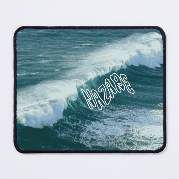 Item preview, Nazaré Wave Illustration | Big Wave Surf, Ocean, Surfing, Nazare, Portugal designed and sold by QShore.