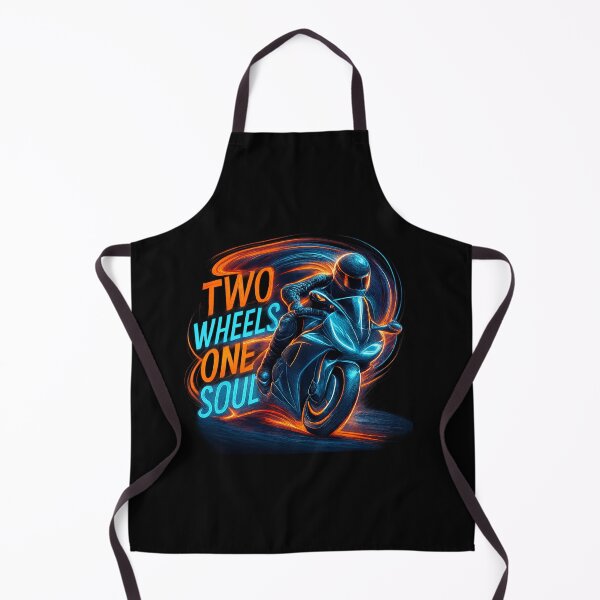 Item preview, Two Wheels One Soul - Neon Sportbike Racing Art designed and sold by MKreative Studio.