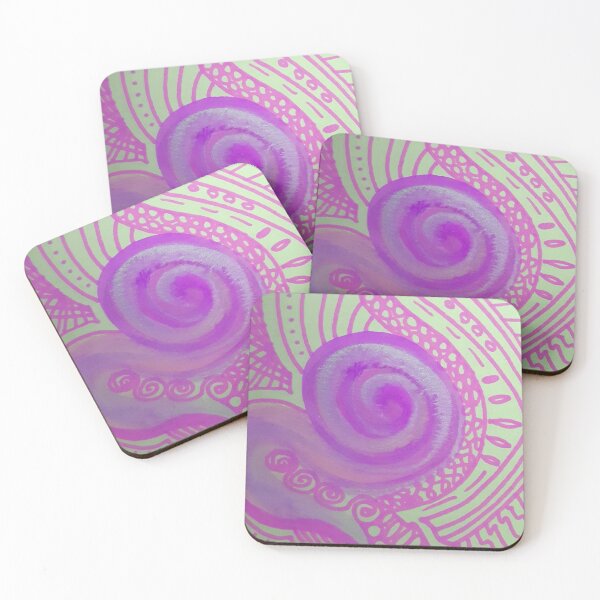 Item preview, Squiggles in pink and green designed and sold by Emma  Amies.