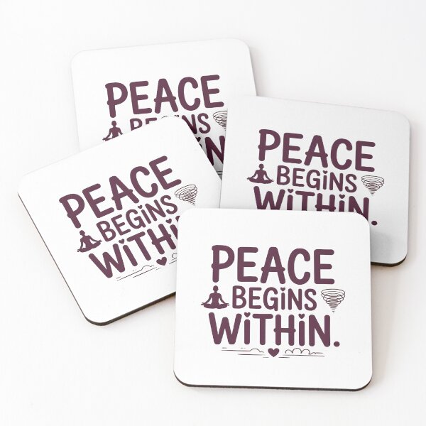 Item preview, PEACE BEGINS WITHIN designed and sold by KISHNAY-FASHION.