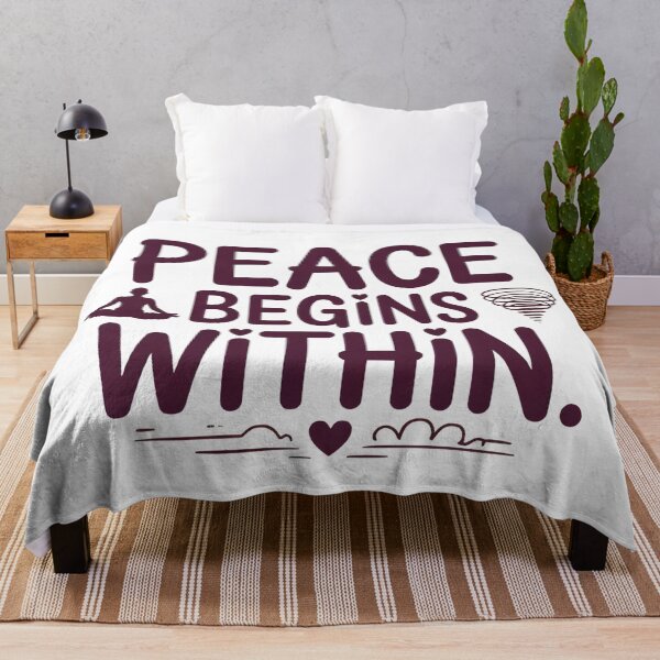 Item preview, PEACE BEGINS WITHIN designed and sold by KISHNAY-FASHION.