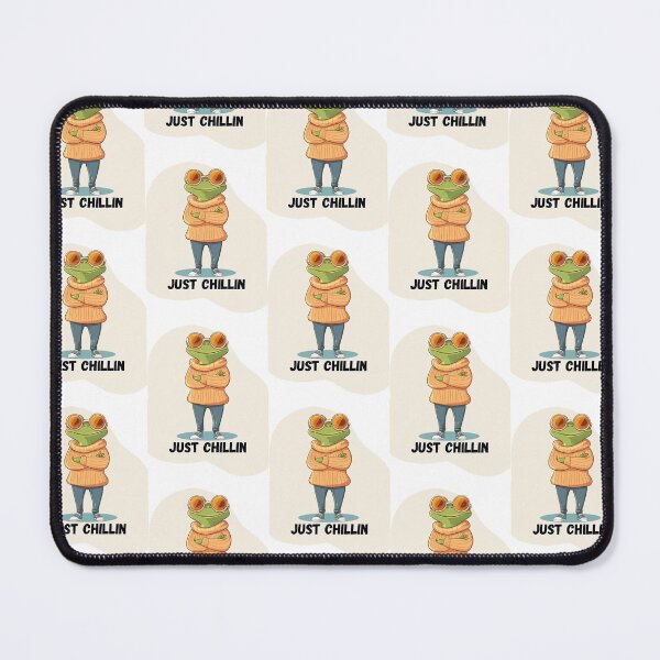 Item preview, Cool Frog Meme – Just Chillin Cute Cartoon Frog Aesthetic designed and sold by MiraLumeStudio.