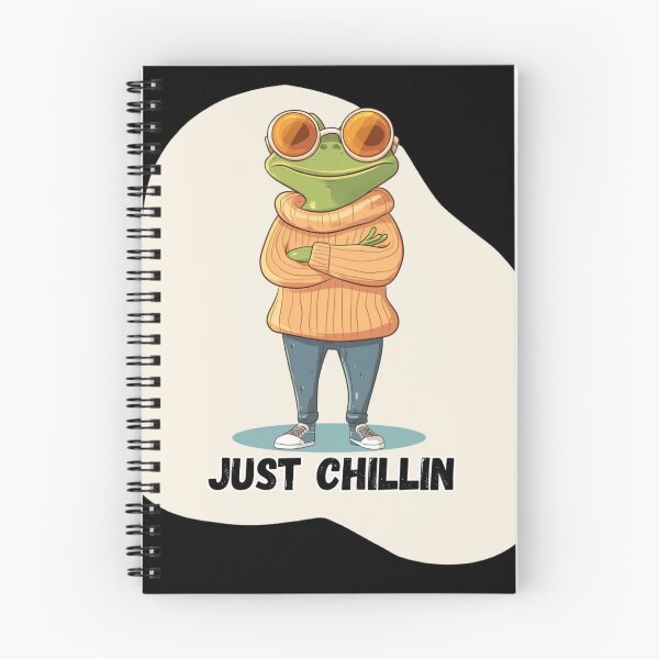 Item preview, Cool Frog Meme – Just Chillin Cute Cartoon Frog Aesthetic designed and sold by MiraLumeStudio.