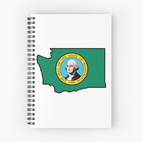 Item preview, Mapa de la bandera del estado de WASHINGTON designed and sold by HFYD.