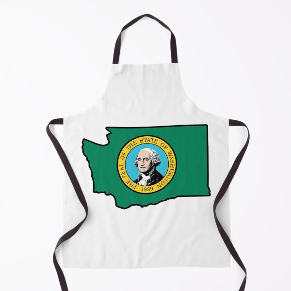 Item preview, State Flag Map of WASHINGTON designed and sold by HFYD.