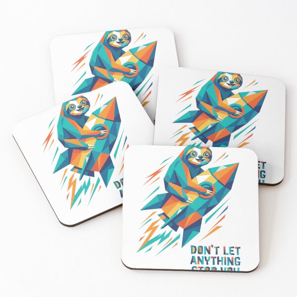 Item preview, Rocket Sloth - Adventure Awaits designed and sold by Everyday Epics.