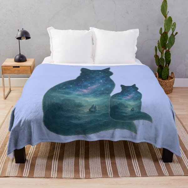 Item preview, Purrfect Voyagers – Cosmic Cat Galaxy Art designed and sold by PurrfectWhisper.