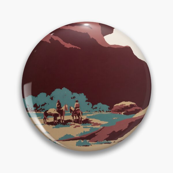 Item preview, See America Desert Rock Arch Landscape Horse Riders Travel Poster : Vintage Artwork designed and sold by artofuniverse.