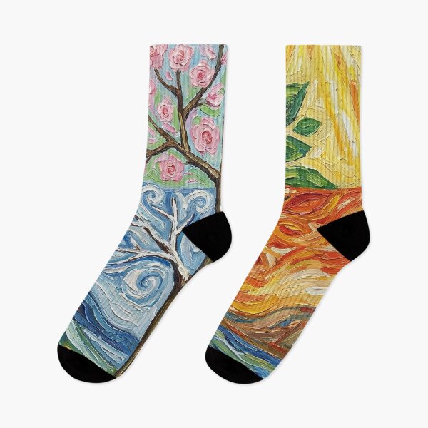Item preview, Four Seasons Tree of Life - Van Gogh Style (Или вариант: The Changing Seasons - Starry Night Style) designed and sold by AgingeR.