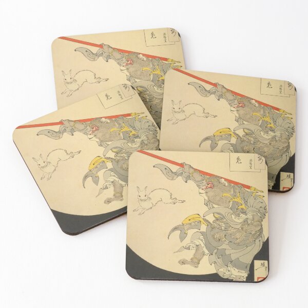 Item preview, Vintage,Japanese art, Puzzle , Ukiyo-e by Yoshitoshi Tsukioka designed and sold by VintageJapan for Japanese woodblock, Ukiyoe, Retro art and more.
