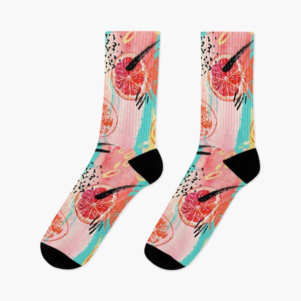 Item preview, Colorful Fun Abstract Tropical Citrus designed and sold by RetroMaggie.