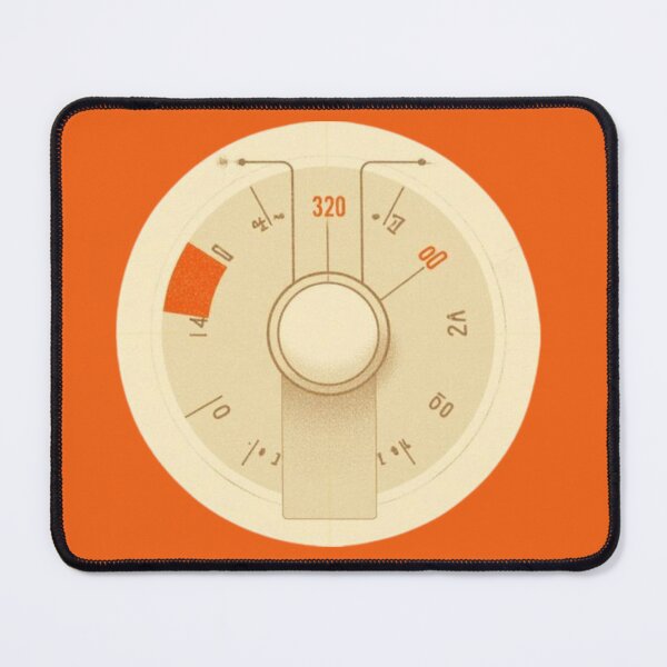 Item preview, Vintage round gauge thermometer with retro dials designed and sold by Rue Market.