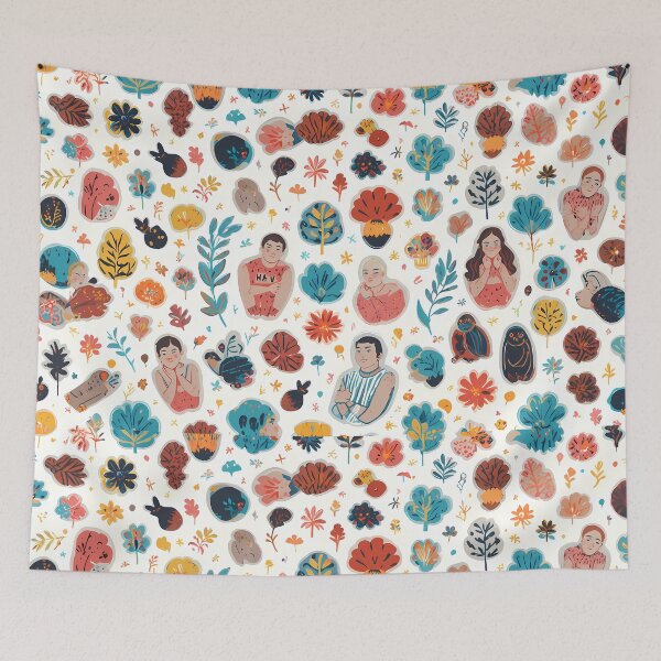 Item preview, 66 Vibrant Floral Patterns Abstract Designs Creative Love designed and sold by ART ATTACK ZONE.