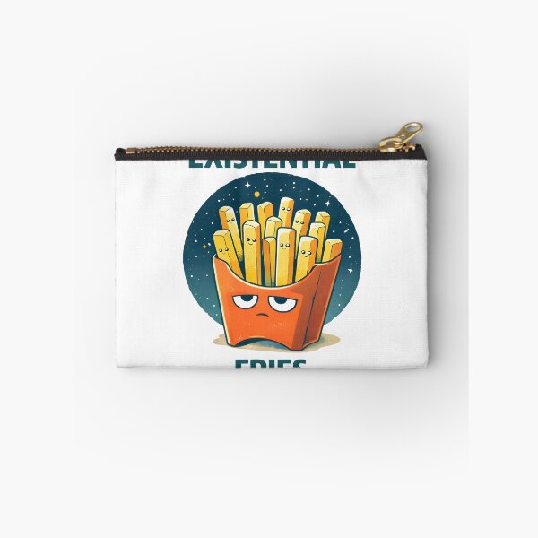 Item preview, Existential Fries – Funny Sad Food Illustration with Deadpan Humor designed and sold by Snackwear Apparel.