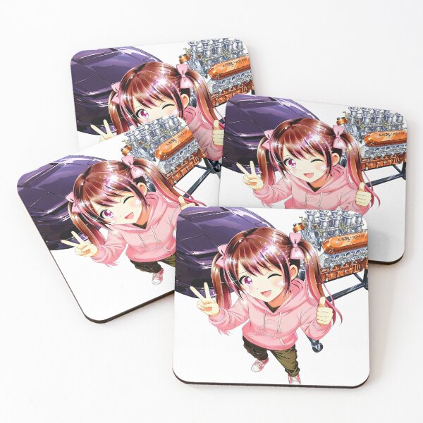 Item preview, JDM Mechanic Girl Pink-chan: 180SX with LSX 454R V8 Swap designed and sold by AKIHABARAMOTORS.