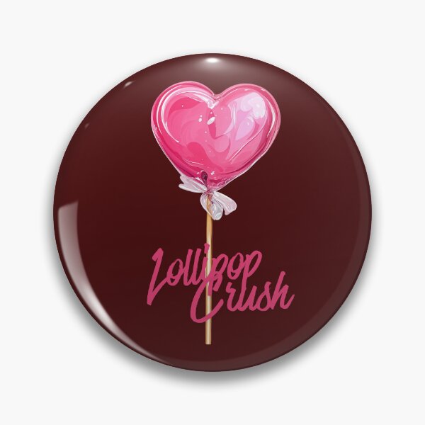 Item preview, Lollipop Crush Sweet Pink Heart Valentine's Candy Art designed and sold by Anastasiia Yurevych.