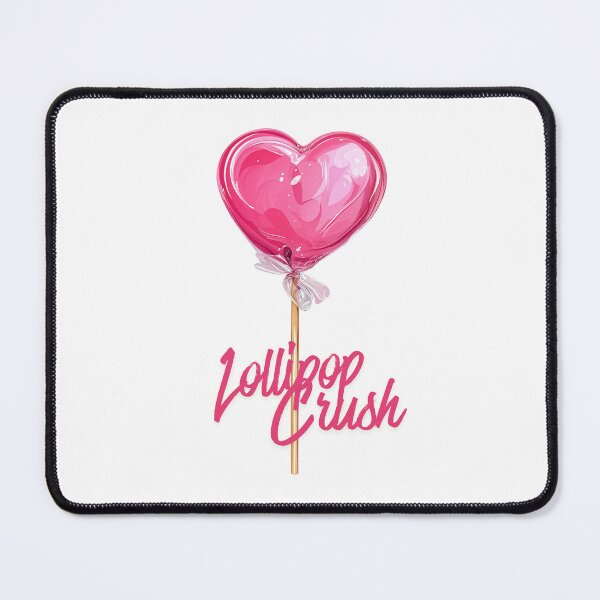 Item preview, Lollipop Crush Sweet Pink Heart Valentine's Candy Art designed and sold by Anastasiia Yurevych.