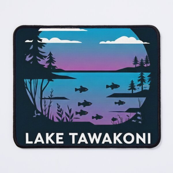 Item preview, Lake Tawakoni Purple Blue designed and sold by FireMesa.