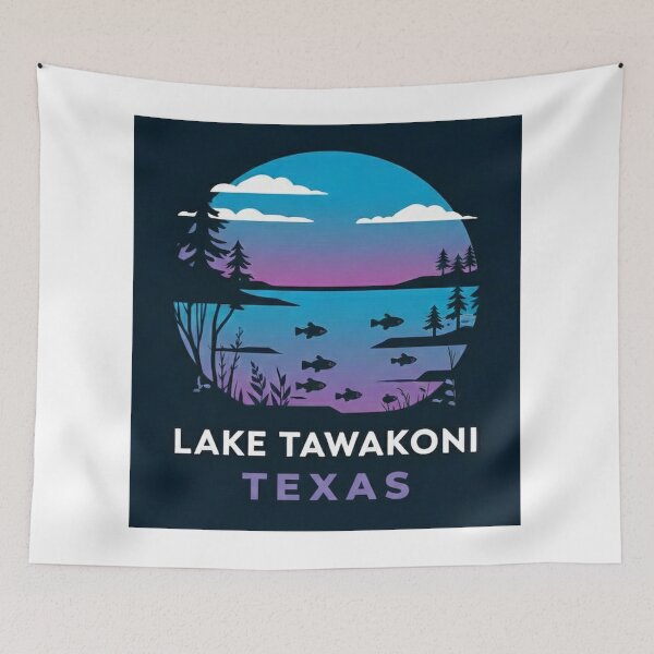 Item preview, Lake Tawakoni Purple Blue designed and sold by FireMesa.