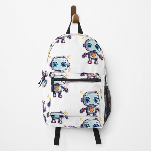 Item preview, Happy Robot – Cute Character Illustration designed and sold by wait4signal.