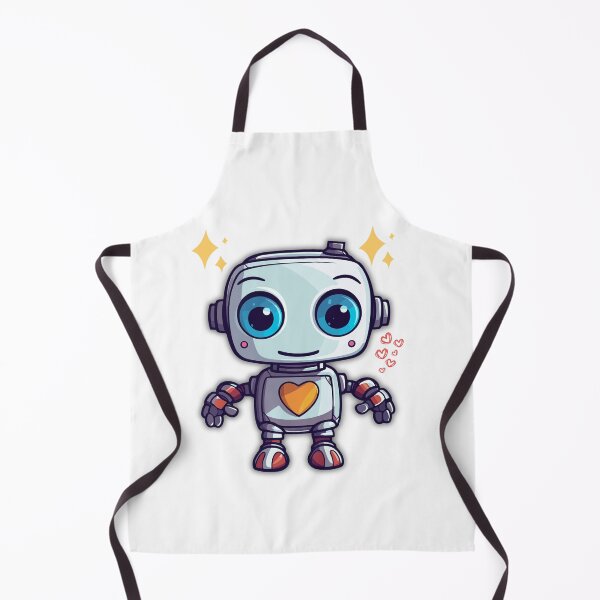 Item preview, Happy Robot – Cute Character Illustration designed and sold by wait4signal.