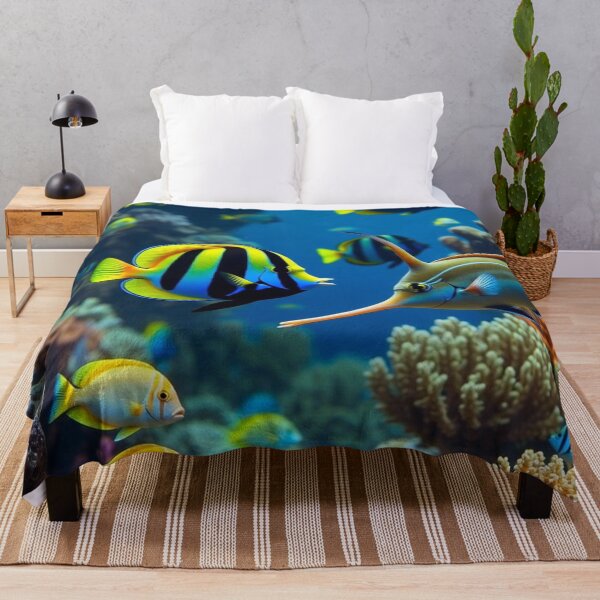 Item preview, Vibrant Tropical Reef Fish Paradise designed and sold by Thoughtful Prints.