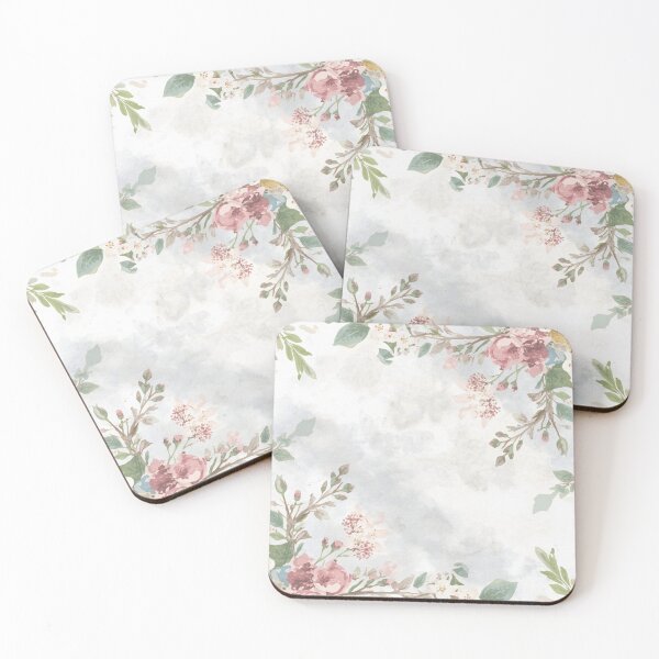 Item preview, Boho Vintage Floral Frame – Watercolor Flower Frame designed and sold by Ewelina  Niemiec.