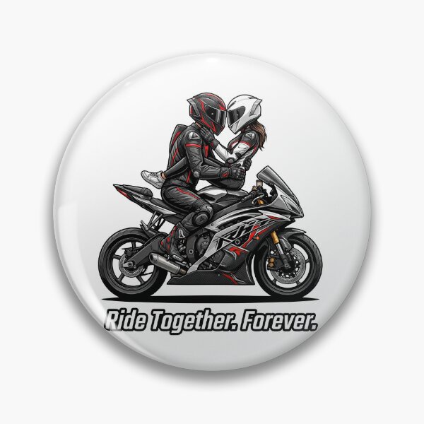 Item preview, Ride Together Forever – Romantic Motorcycle Artwork designed and sold by enzoade.