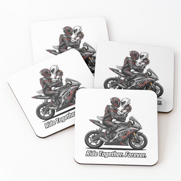 Item preview, Ride Together Forever – Romantic Motorcycle Artwork designed and sold by enzoade.