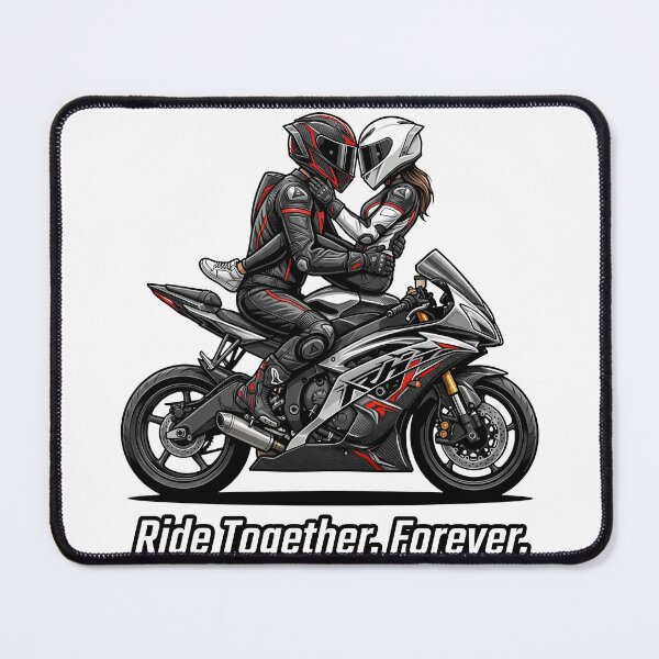 Item preview, Ride Together Forever – Romantic Motorcycle Artwork designed and sold by enzoade.