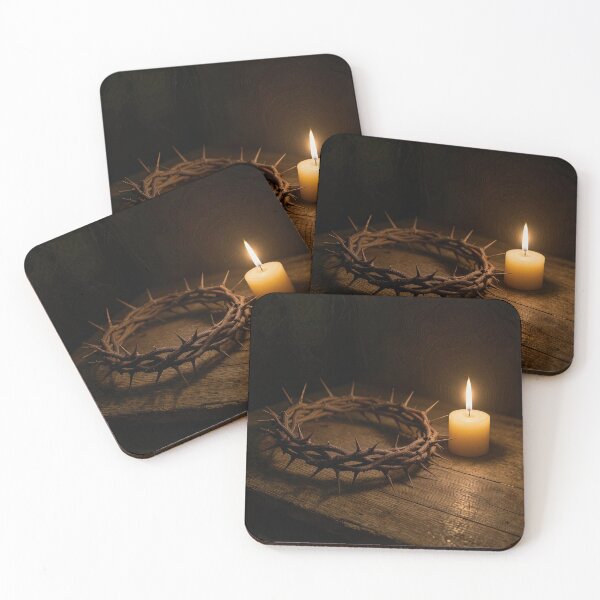 Item preview, Crown of Thorn Illuminated by a Small Candle designed and sold by Maria Dryfhout.