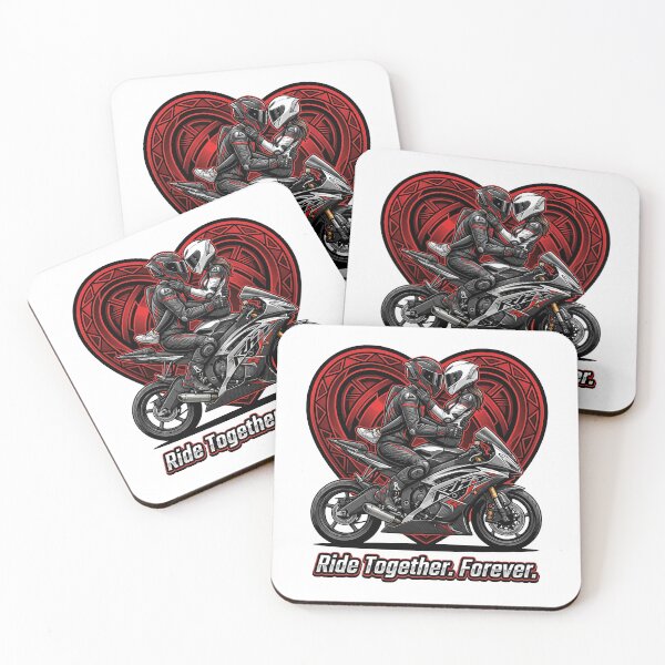 Item preview, Ride Together Forever – Motorcycle Couple Valentine Design designed and sold by enzoade.